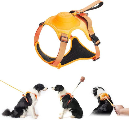 FurBuddy™ Dog Harness and Retractable Leash Set All-in-One