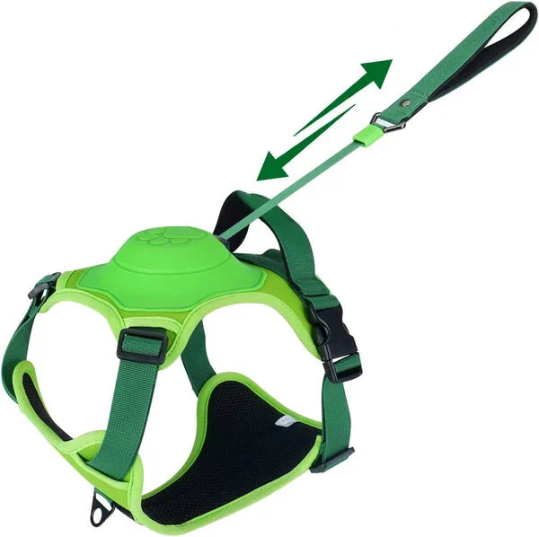 FurBuddy™ Dog Harness and Retractable Leash Set All-in-One